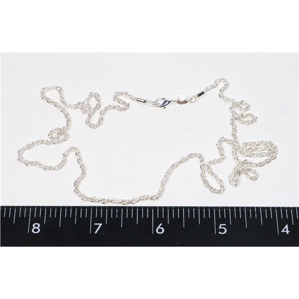 STAMPED 18KGF (18 KARAT GOLF-FILLED) ROPE CHAIN