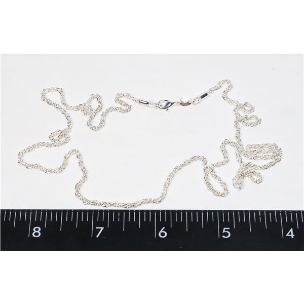 STAMPED 18KGF (18 KARAT GOLF-FILLED) ROPE CHAIN