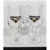 2 UNIBROUE TULIP GLASSES