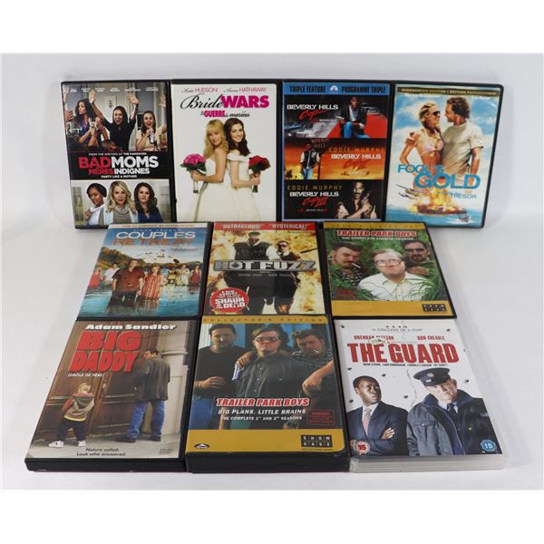 LOT OF COMEDY DVDS