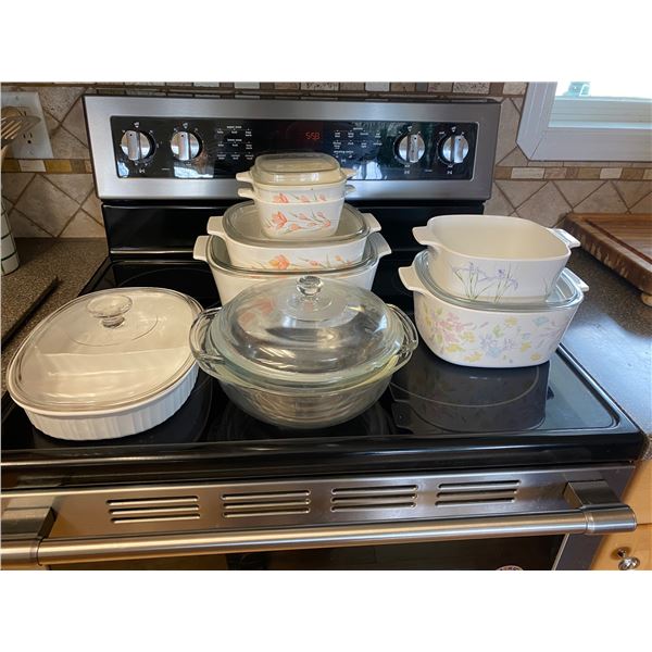Corningware  and baking dishes