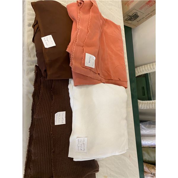 Knit materials and blanket etc