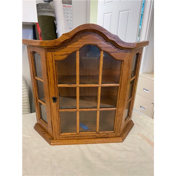 Wall Display cabinet 21  tall 23  wide