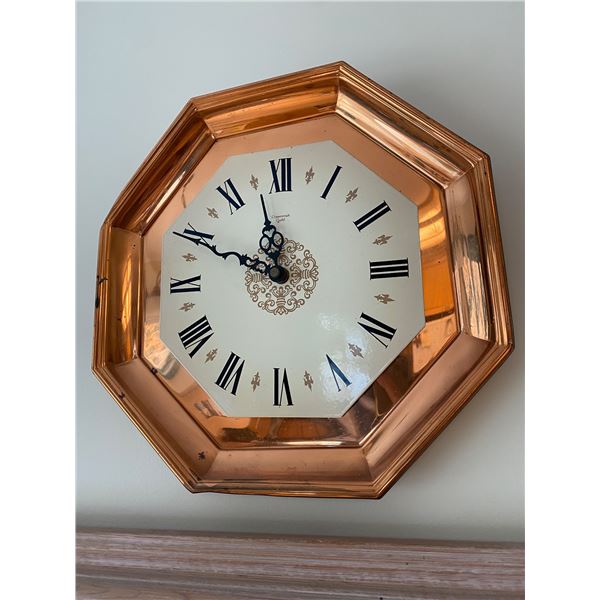 Copper craft guild clock