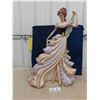 Image 1 : 30'' Porcelain Lady Statue Made in Italy
