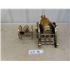 Image 3 : 14'' Brass Canon and Canon Liquor Bottle