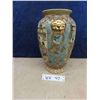 Image 4 : 12'' Vintage Cloisonne Chinese Vase with  Marking