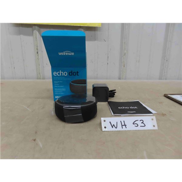 New Amazon Alexa Echo Dot Speaker '' Hey Alexa , Open McSherryAuction '' 