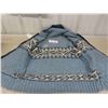 Image 2 : Cowichan Wool Sweater with Zipper and Hood Size Unknown 