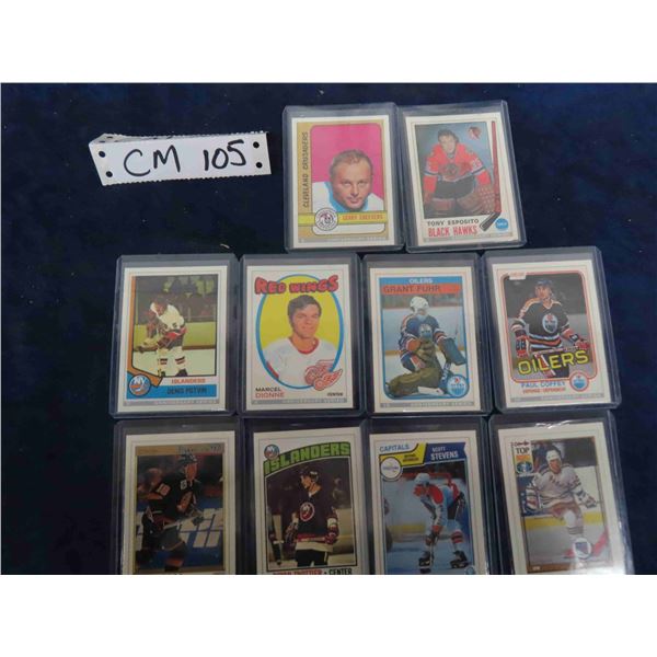 10 Assorted Hockey Cards