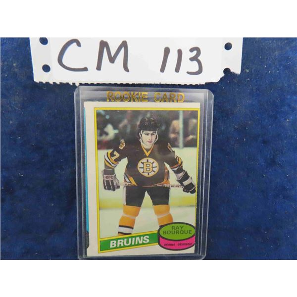 1980/81 OPC Ray Bourque Rookie Card