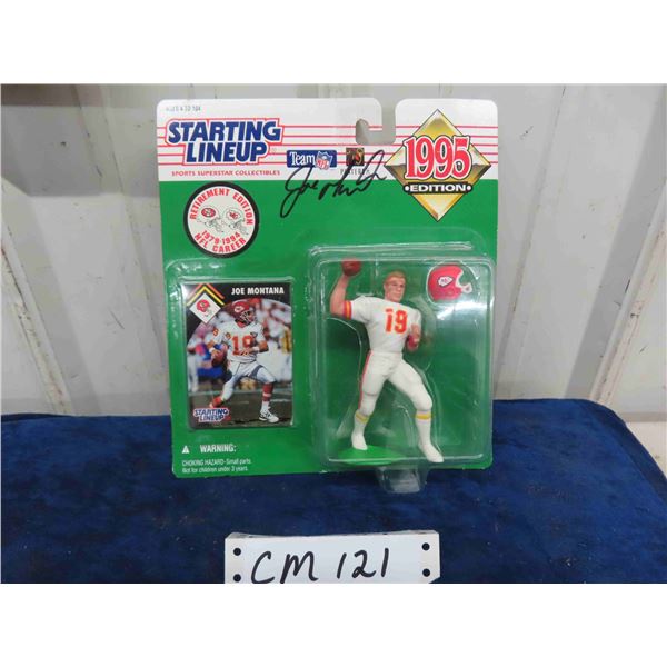 Joe Montana KC Chiefs Starting Line Up Figurine