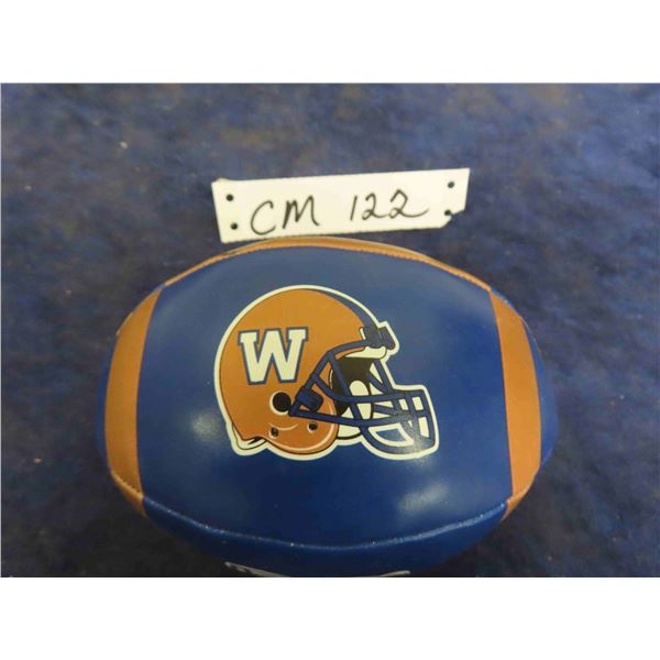 Winnipeg Blue Bombers Dual Signed Mini Football Including