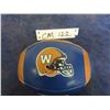 Image 1 : Winnipeg Blue Bombers Dual Signed Mini Football Including