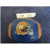 Image 1 : Winnipeg Blue Bombers Dual Signed Mini Football Including