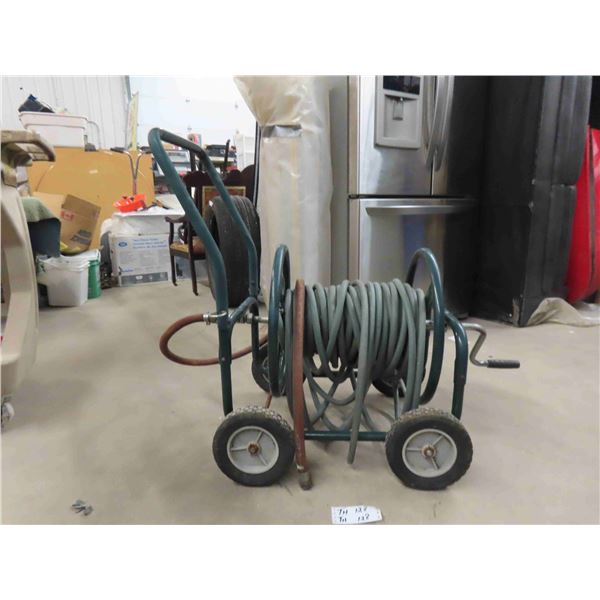 Portable Steel Hose Cart 34'' Tall 