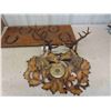 Image 7 : 6 Vintage Horseshoes - 5 Mounted on Board , Vintage Devonware