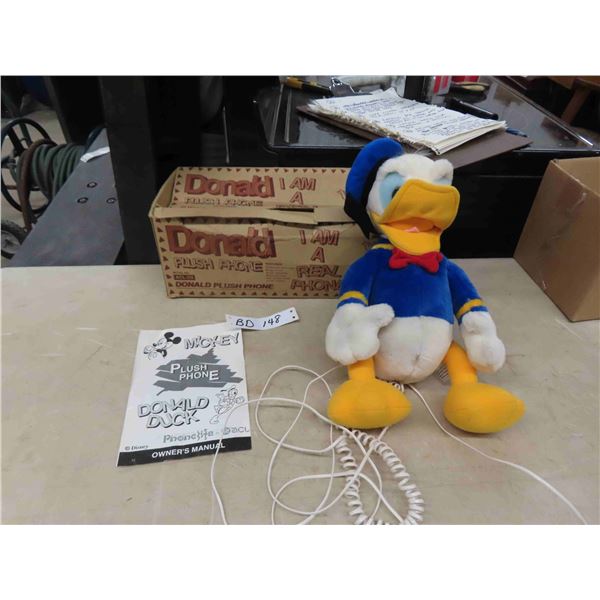 Vintage Donald Duck Telephone in Original Box
