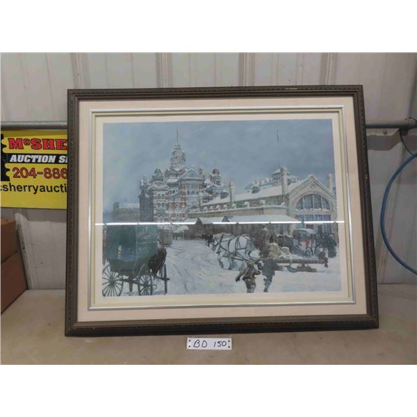 Limited Edition Numbered and Signed Print 187/300 Old Market 