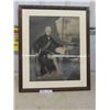 Image 1 : Antique Print 1800s of Military Leader 29'' x 24'' Very Nice, Very Old