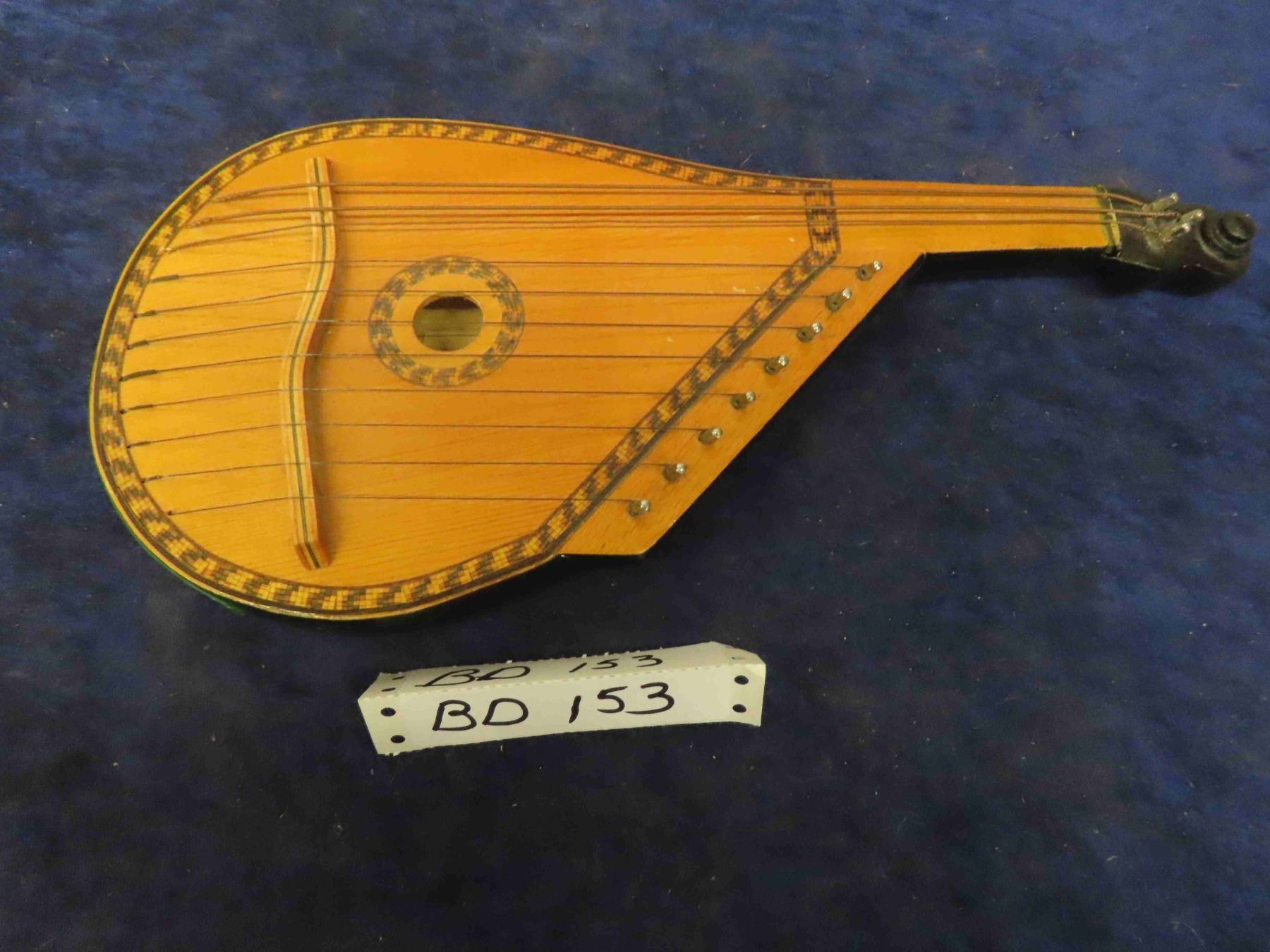 Vintage Quality Small 11 Stringed Instrument 14 1/2'' Long , Maker