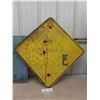 Image 4 : 3 Heavy Metal Road Signs : Manitoba Hydro 28'' x 22'' , Narrow 