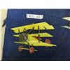 Image 2 : Pair of Cast Metal 1976 Homco Bi-Plane Wall Art Made in USA ,