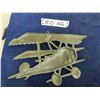 Image 6 : Pair of Cast Metal 1976 Homco Bi-Plane Wall Art Made in USA ,