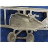 Image 8 : Pair of Cast Metal 1976 Homco Bi-Plane Wall Art Made in USA ,