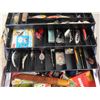 Image 11 : Fishing Tackle Box Full of Vintage Lures  - Many Are Wood , Garcia 