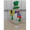 Image 1 : Blow Mold Snowman 31" Tall