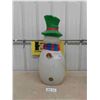 Image 2 : Blow Mold Snowman 31" Tall