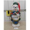 Image 1 : Blow Mold Santa Bear 31" Tall