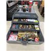 Image 1 : Tackle Box with Pickerel Rigs, Lures, Line, plus more