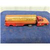 Image 3 : Vintage Esso Tin Tanker Truck 3" x 3" x 13" - Good on 1 side, faded paint on the other