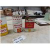 Image 5 : 4 Oil Cans ; Shell X-100 Quart with Product, Shell Aeroshell Quart with Product, 