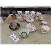 Image 1 : Various Bone China ; Tea Cups, Cream + Sugar, Coffee Mugs