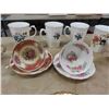 Image 3 : Various Bone China ; Tea Cups, Cream + Sugar, Coffee Mugs