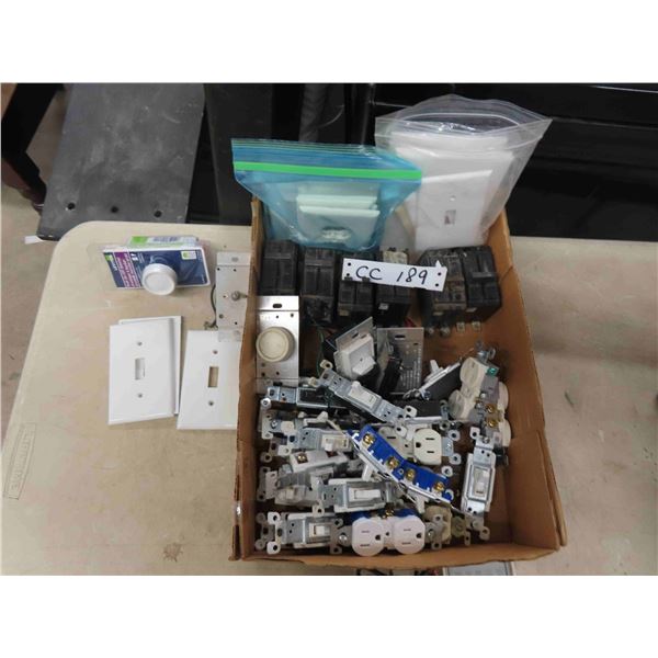 Electrical Supplies, Switches, Receptacles, Cover Plates, Breakers, Thermostats