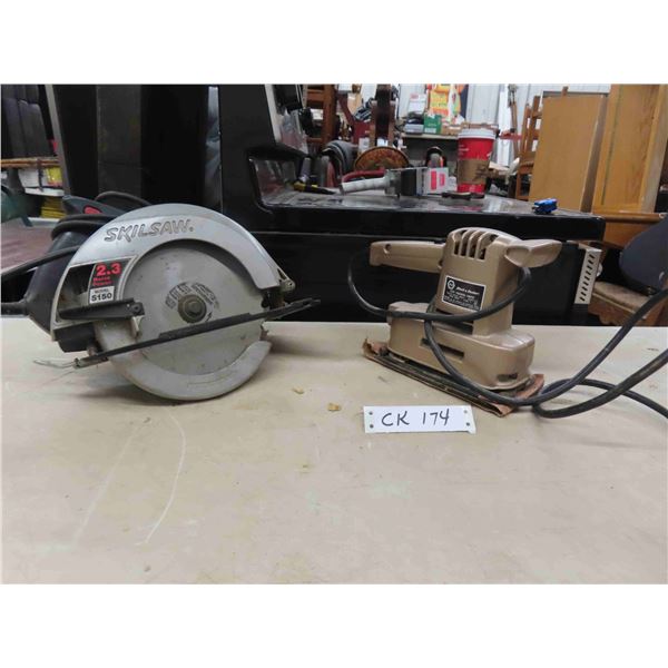 Skil Saw 7 1/4'' , Circular Electric Saw , Black and Decker Electric Sander