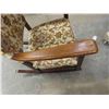 Image 5 : Oak Upholstered Rocking Chair