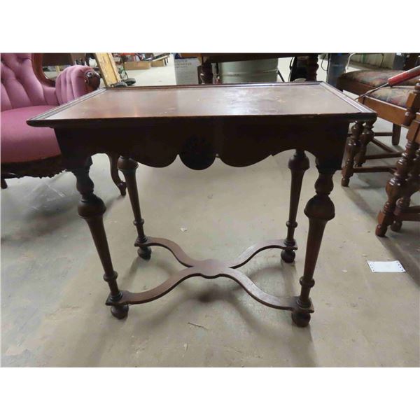 Walnut Lamp Stand 15" x 24" x 25"