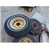Image 3 : 4  Older Implement Tires & Cable