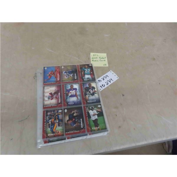 Total of (99) 2005 NFL Cards  -(54) of which are 2005 NFL Rookie Cards