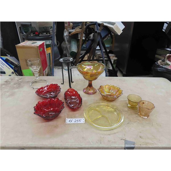 Various Glass Ware 