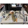 Image 1 : Pipe Cutters, Air Nailer, Various Hand Tools ;Saws, Screwdrivers, Hammer, plus more