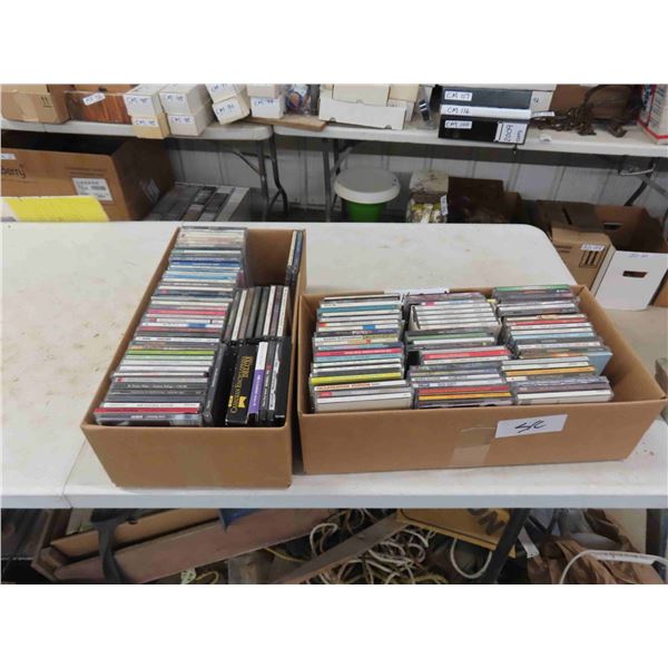 2 Boxes of Various CDs - Easy Listening