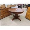 Image 1 : Round Table with Pedestal Base - 42" Wide