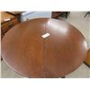 Image 2 : Round Table with Pedestal Base - 42" Wide