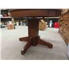 Image 5 : Round Table with Pedestal Base - 42" Wide